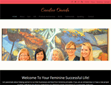 Tablet Screenshot of candiceoneida.com